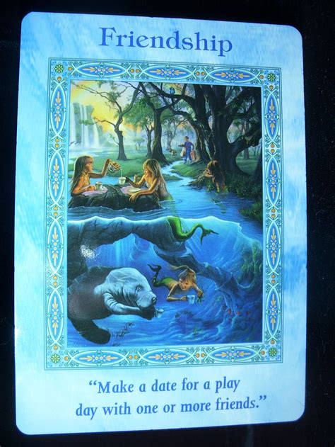 Magical mermaids and dolphins oracle cards